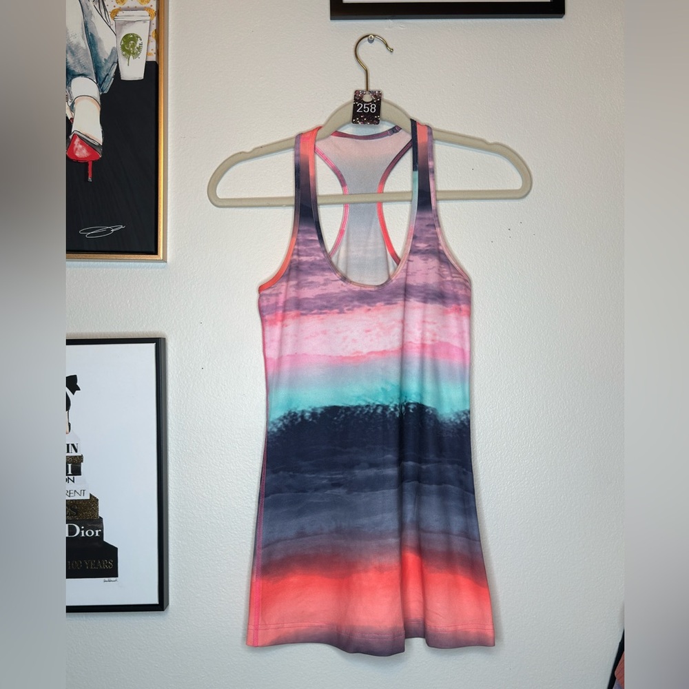 🍋Lululemon Cool Racerback in Beachscape Multi